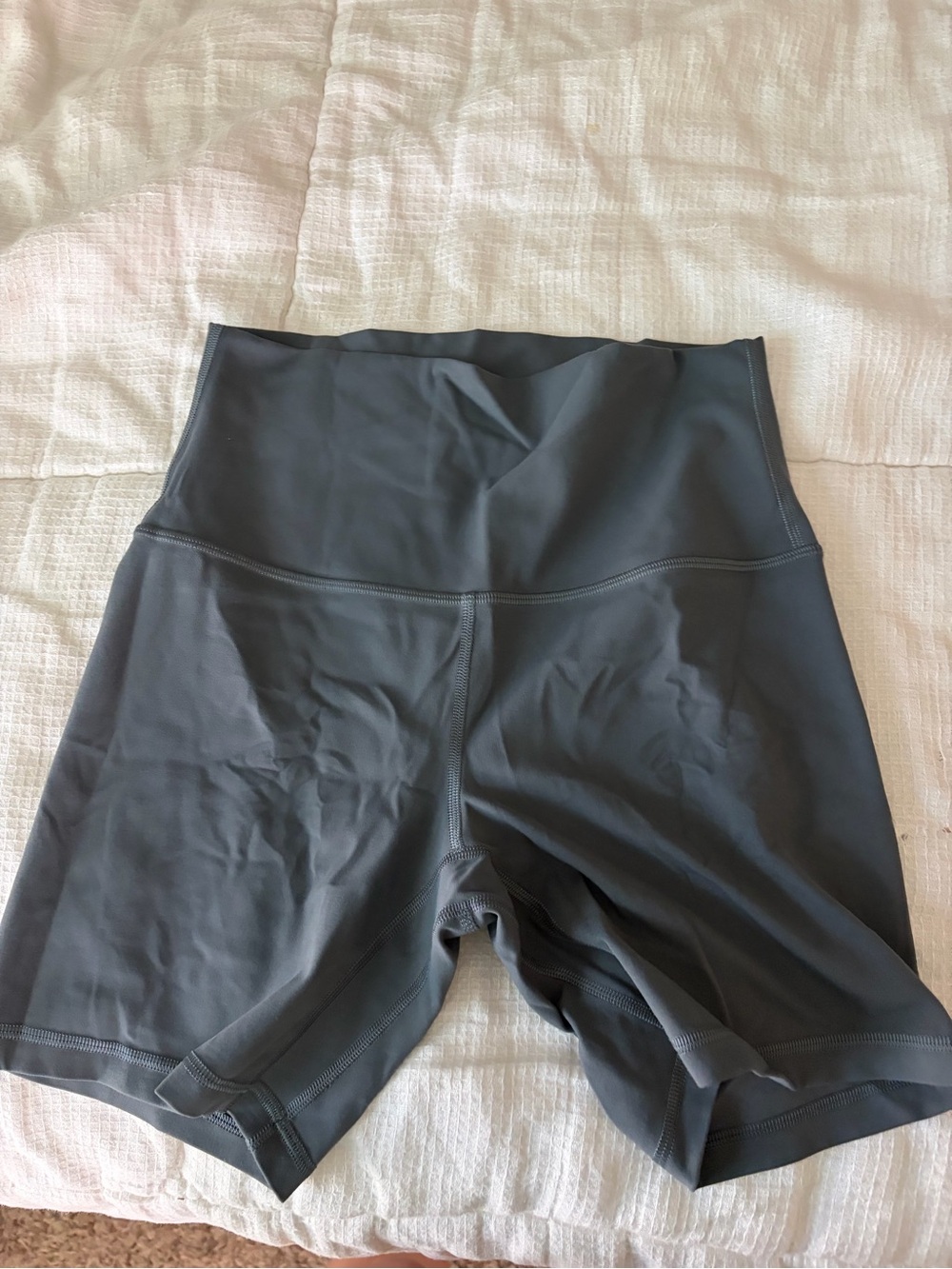 lululemon athletica Charcoal High-Rise Bike Shorts